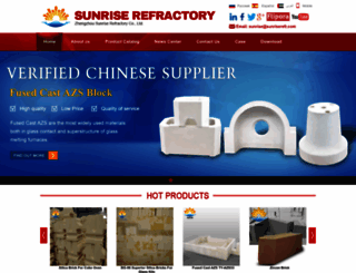 sunriserefractory.com screenshot