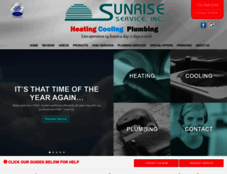 sunriseserviceinc.com screenshot