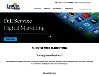 sunrisewebmarketing.com screenshot