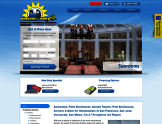 sunroomsnmore.com screenshot
