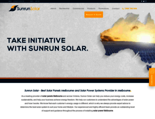 sunrunsolar.com.au screenshot