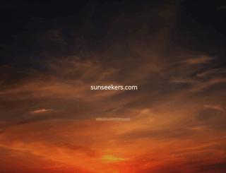 sunseekers.com screenshot