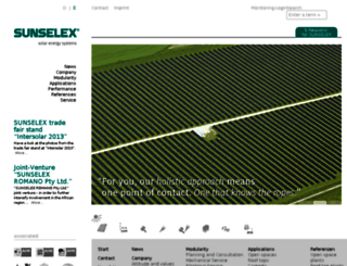 sunselex.com screenshot
