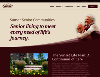 sunsetcommunities.org screenshot