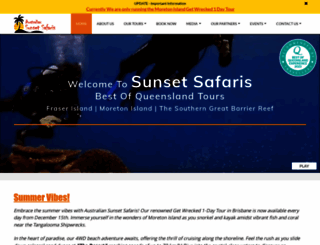 sunsetsafaris.com.au screenshot