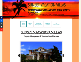 sunsetvacationvillas.com screenshot