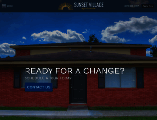 sunsetvillage-apts.com screenshot