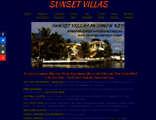 sunsetvillas.com screenshot