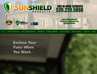 sunshieldproducts.com screenshot