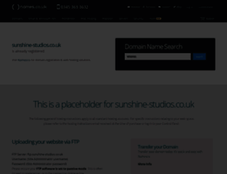 sunshine-studios.co.uk screenshot