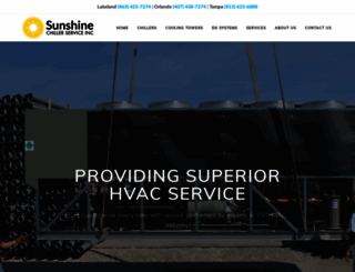 sunshinechillerservice.com screenshot