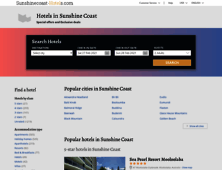 sunshinecoast-hotels.com screenshot