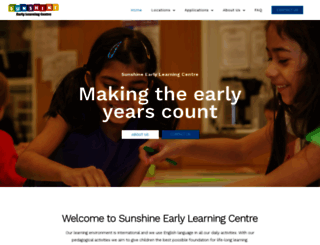 sunshineearlylearning.fi screenshot