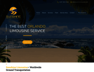 sunshinelimousine.com screenshot