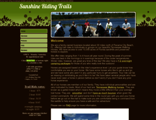 sunshineridingtrails.com screenshot