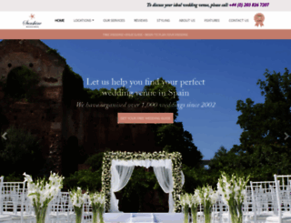 sunshineweddingsspain.com screenshot