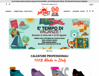 sunshoes.it screenshot