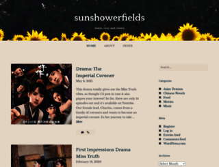 sunshowerfields.wordpress.com screenshot