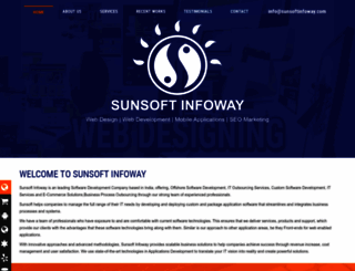 sunsoftinfoway.com screenshot
