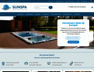 sunspabenelux.nl screenshot