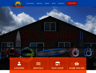 sunsportsmaine.com screenshot