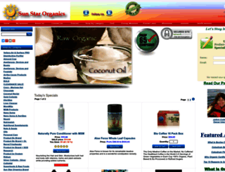 sunstarorganics.com screenshot