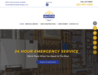 sunstateplumbinginc.com screenshot