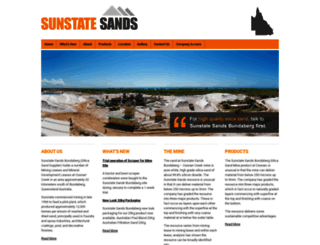 sunstatesands.com.au screenshot