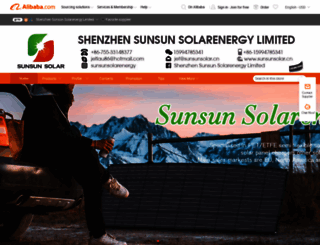 sunsunsolar.en.alibaba.com screenshot