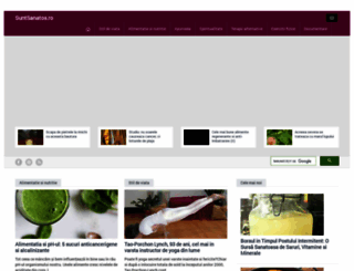 suntsanatos.ro screenshot