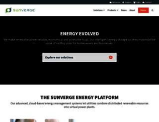 sunverge.com screenshot