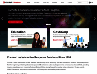 sunvote.com.cn screenshot