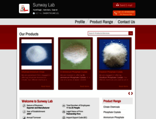 sunwaylab.com screenshot