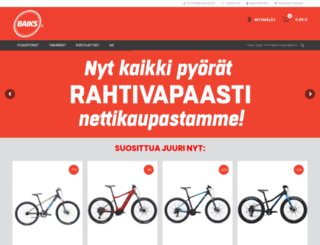 suomenpolkupyoratukku.fi screenshot