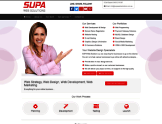 supawebsolutions.com.au screenshot