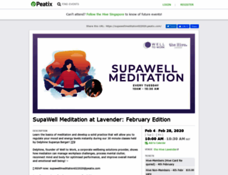 supawellmeditation022020.peatix.com screenshot