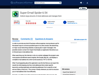 super-email-spider.informer.com screenshot