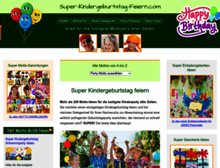 super-kindergeburtstag-feiern.com screenshot