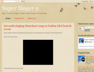 super-singer.in screenshot