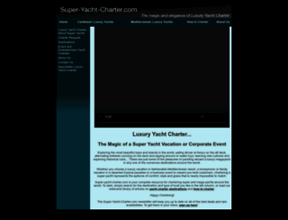 super-yacht-charter.com screenshot