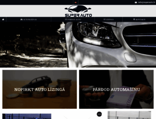 superauto.lv screenshot