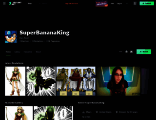superbananaking.deviantart.com screenshot