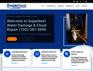 superbestwaterdamagefloodrepair.com screenshot