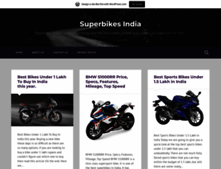 superbikesindia.wordpress.com screenshot