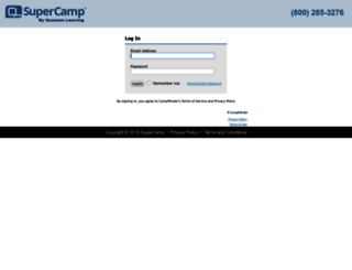 supercamp.campintouch.com screenshot