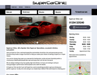 supercarclinic-sales.co.uk screenshot
