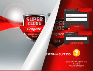 superclubecolgate2015.com.br screenshot