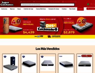 supercolchones.com.mx screenshot