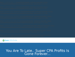 supercpaprofits.com screenshot