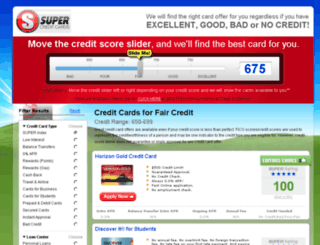 supercreditcards.com screenshot